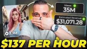 Easiest $137/Hour FREE AI Side Hustle! (Make Money Online)