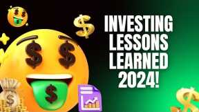 Investing Lessons Learned in 2024! Income Investing