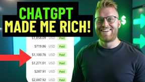 I Made MILLIONS With ChatGPT! Now It's Your Turn (Make Money Online With ChatGPT)