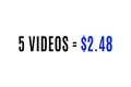 Earn $2.48 PER 5 YOUTUBE VIDEOS