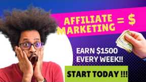 Affiliate marketing: The key to passive income.