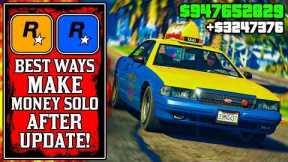 ACTUALLY UNDERRATED!? BEST WAYS To Make Millions SOLO After UPDATE in GTA Online! (GTA5 Fast Money)