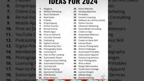 50 Passive Income Ideas For 2024