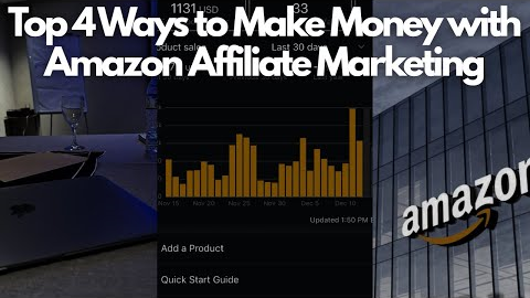 Top 4 Ways to Make Money with Amazon Affiliate Marketing