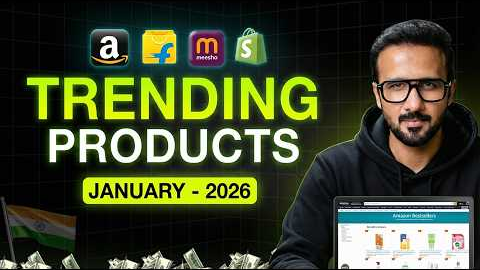 Best Selling Trending Products January 2026 ✅ Ecommerce Business 💼 Amazon, Flipkart & Meesho