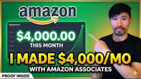 How I make $4,000/mo with Amazon Affiliate Marketing (Step by Step Tutorial)