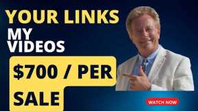 How to Earn Huge Affiliate Commissions Putting Your Link on My Video!