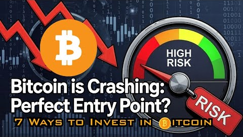 Bitcoin Crash  = Perfect Entry Point!? | 7 Ways to Invest in Bitcoin (Different Risk Tolerance)