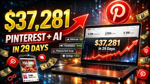 How I Made $37,281 in 29 Days With AI Pinterest Affiliate Marketing!!