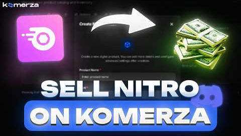 How to start selling Discord Nitro on Komerza.com