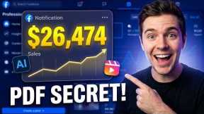 $26,474 selling Ai PDFs using Facebook reels (FULL METHOD)