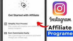 Instagram Affiliate Program Explained 💸 Earn Money Online Daily | Instagram Income Tips |