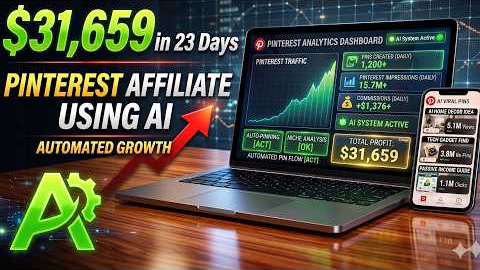 How I Made $31,659 in 23 Days With Pinterest affiliate & AI