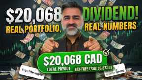 My $20,067 Dividend Month | Covered Call ETF Income Breakdown (TFSA, RRSP, LIRA, Margin)