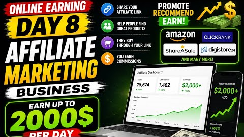 Affiliate Marketing Business Earn Up To $2,000 Per Day 💰| Online Business 2026 #usa #earnmoneyonline